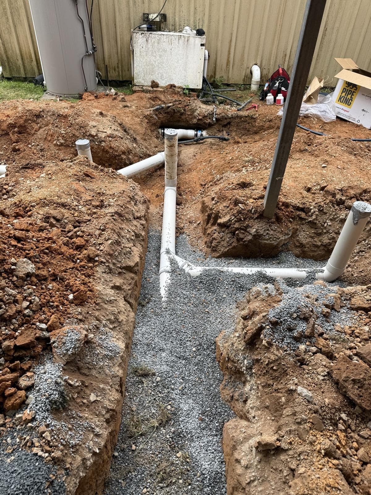 Stormwater Drainage Trenching